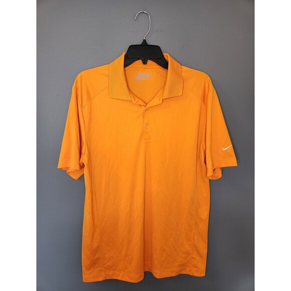 Nike Golf Tour Performance Polo Men's M Orange Short Sleeve Dri-Fit Stretch‎ - Picture 2 of 6